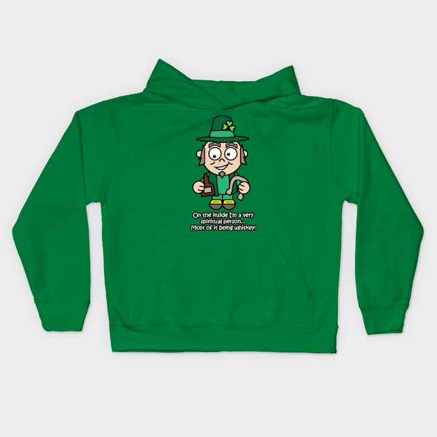 Irish Leprechaun Kids Hoodie by nei1b